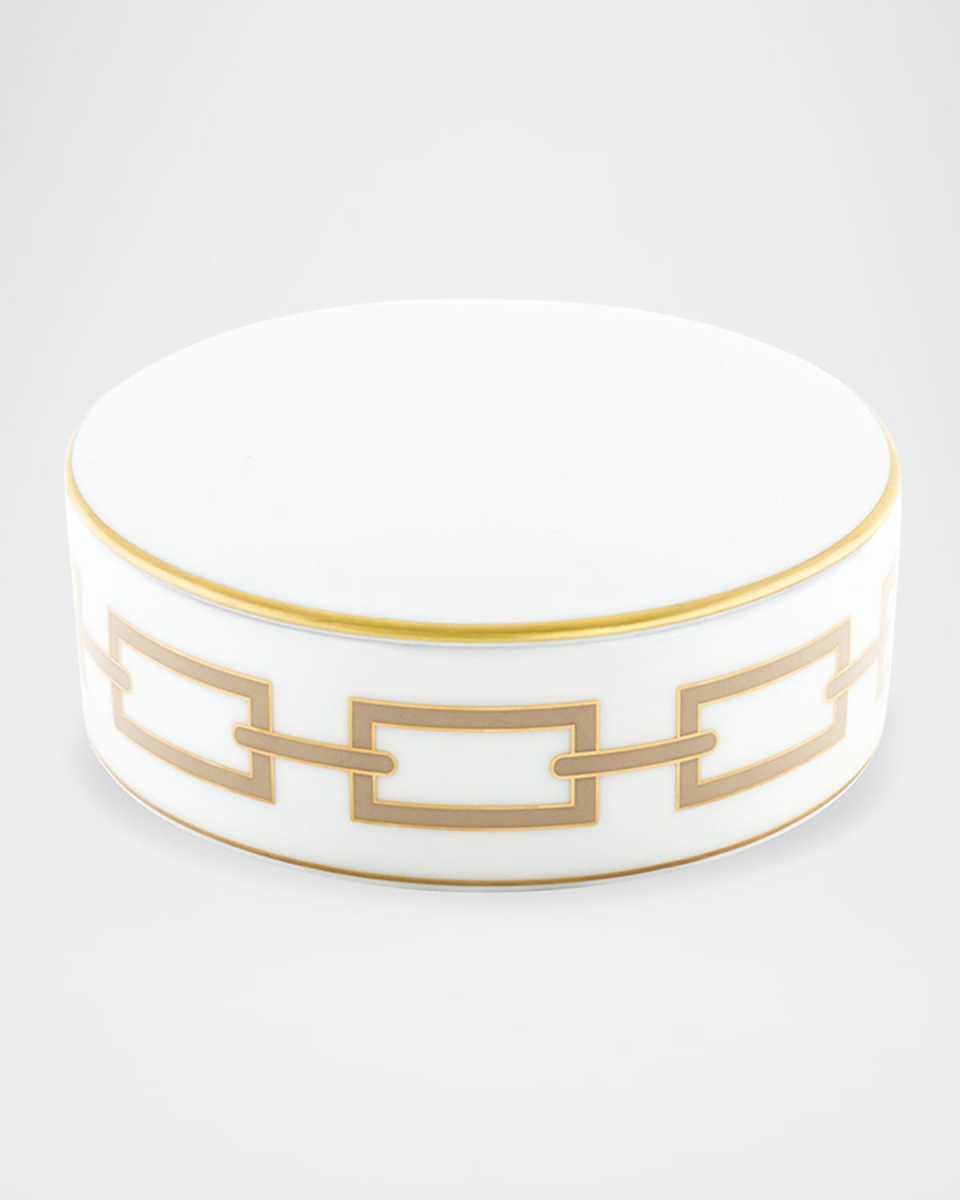 Catene Cachemire Round Trinket Box